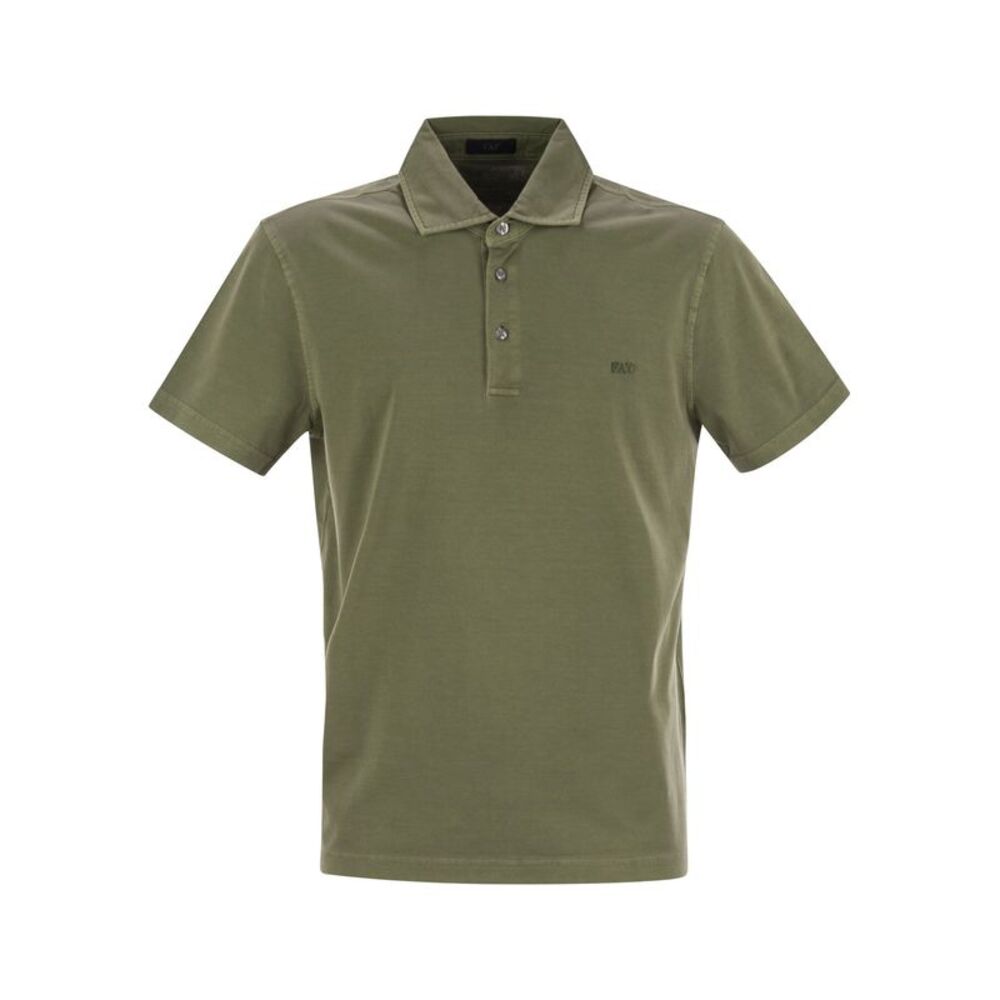 Fay Men Cotton Jersey Polo Shirt